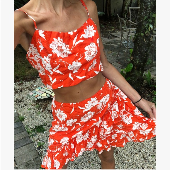 Free People Dresses & Skirts - Free People floral set” I’ve got the feeling”